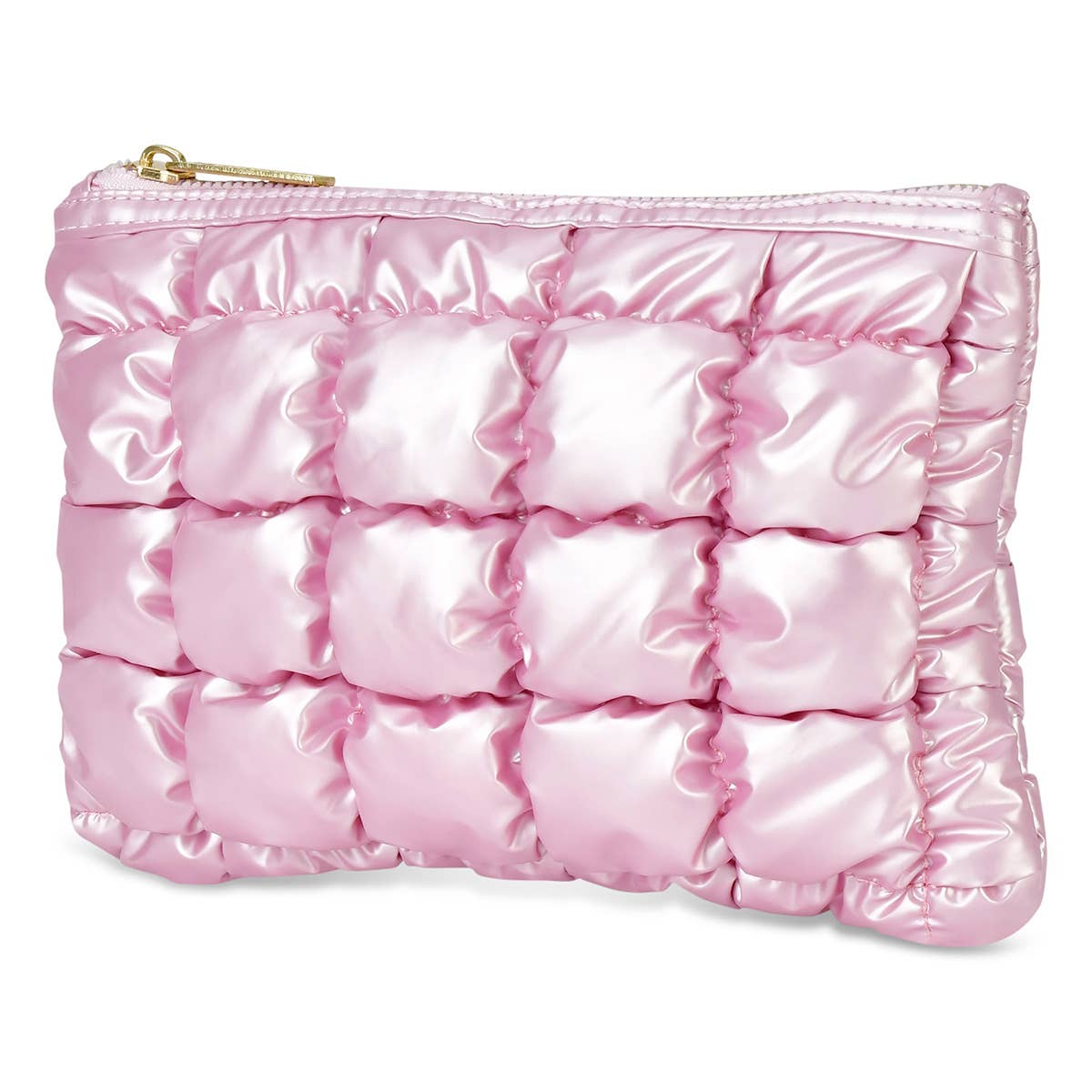 Icy Rose Puffer Pouch