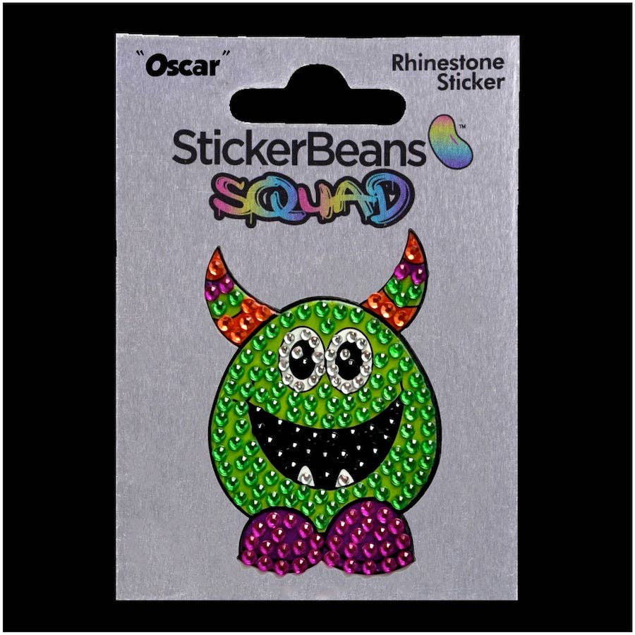 Oscar 2" Rhinestone Sticker