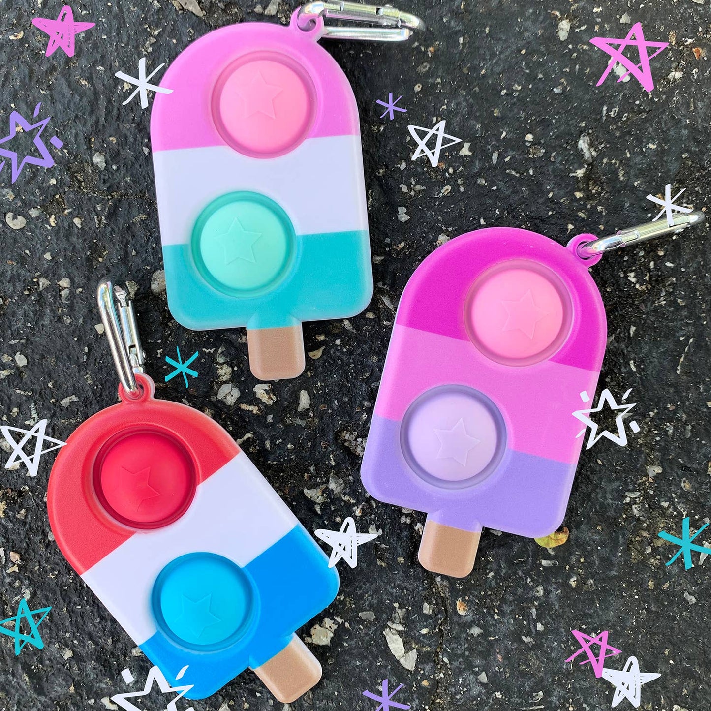 OMG Mega Pop - Ice Pop Keychains