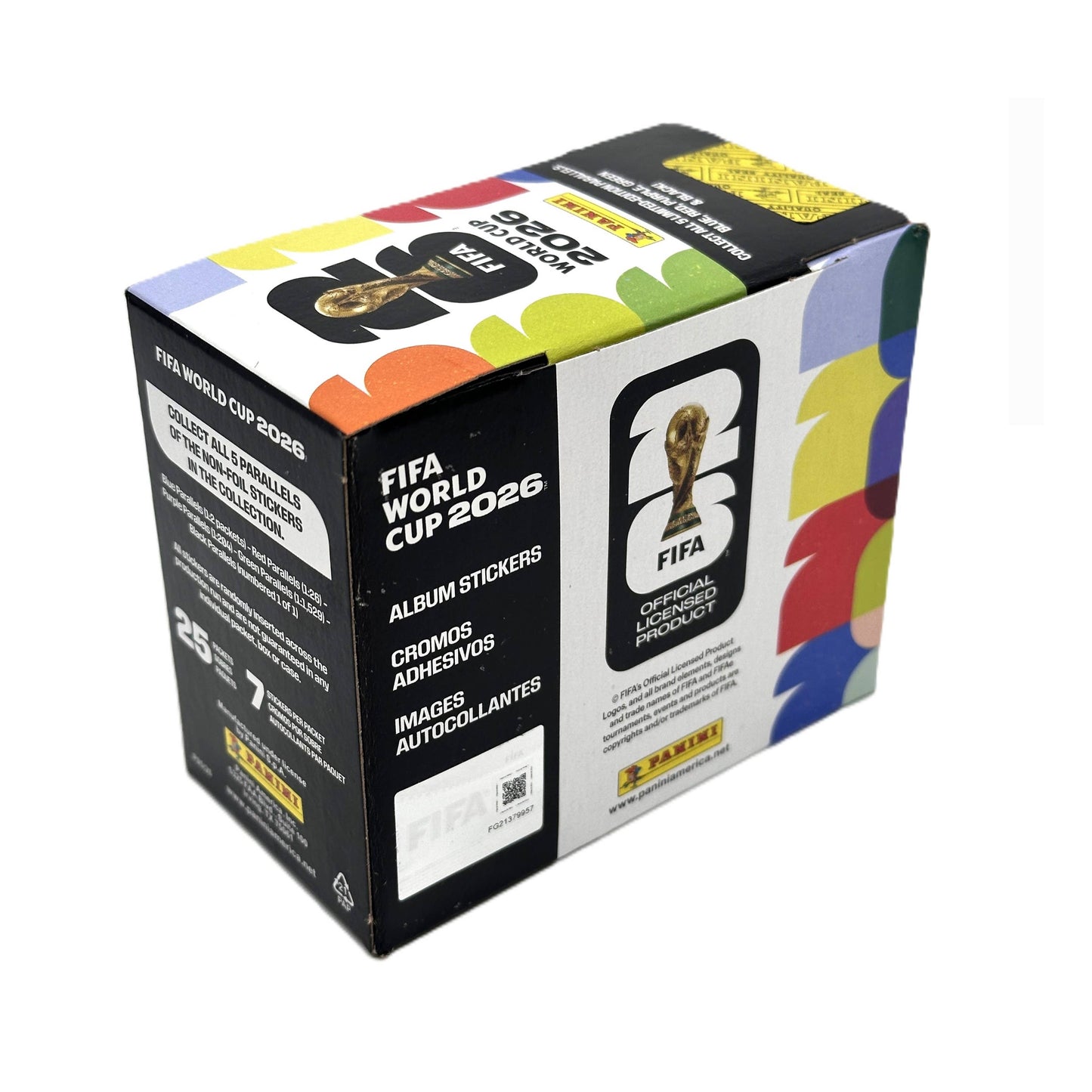 2026 Panini World Cup Soccer Stickers 25Ct Box