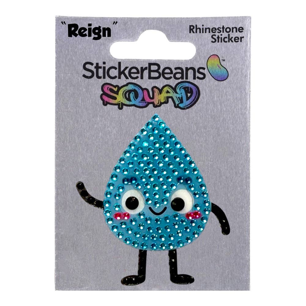 Reign 2" Rhinestone Sticker