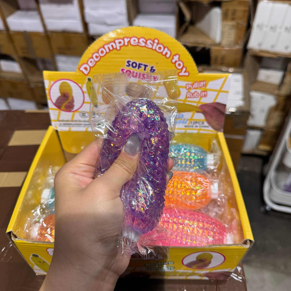 Sugar Squeeze Colorful Glitter Corn | A136