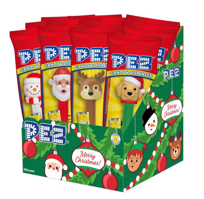 Pez Christmas Poly Bag Assortment, 12ct