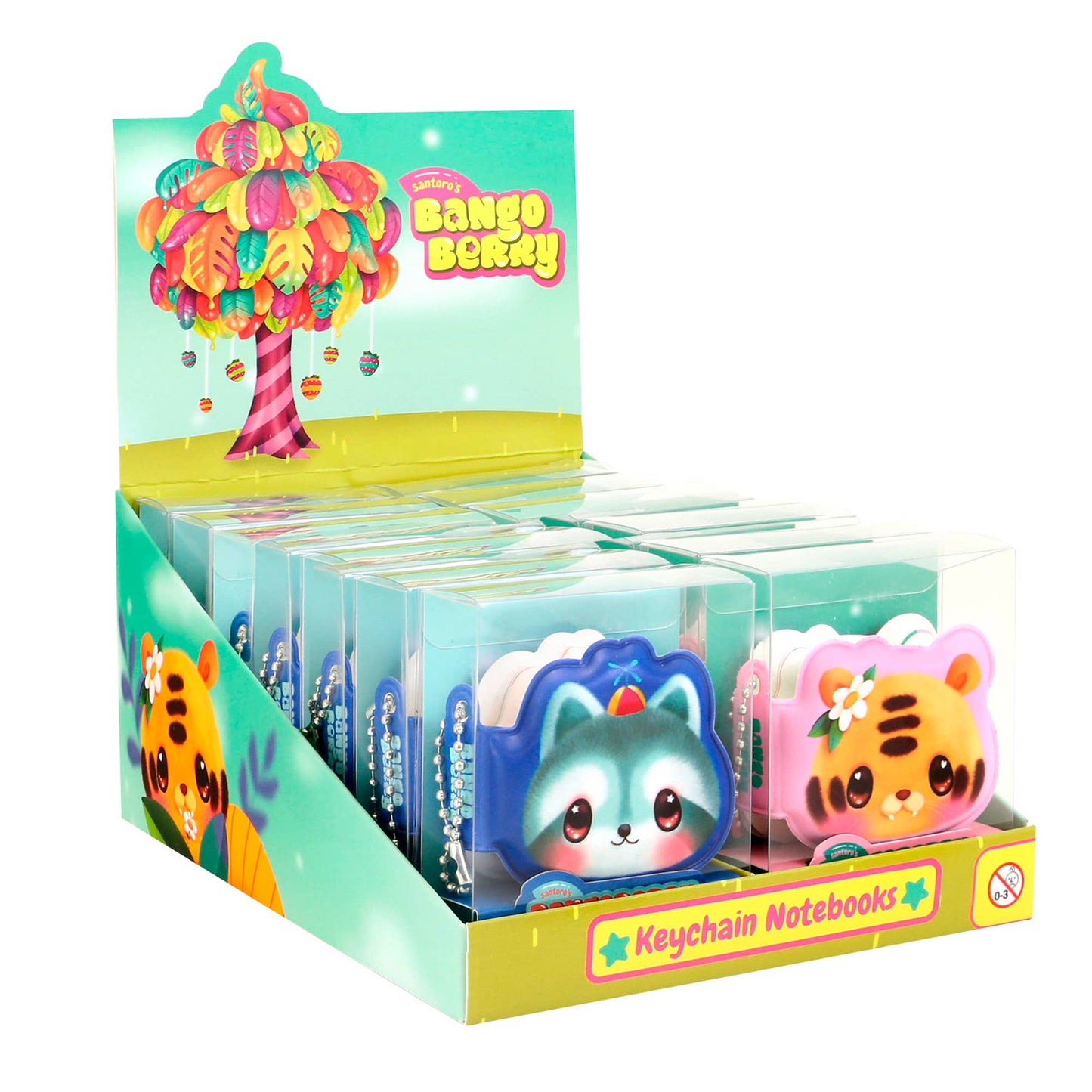 Bangoberry Puffy Keychain Notebook CDU