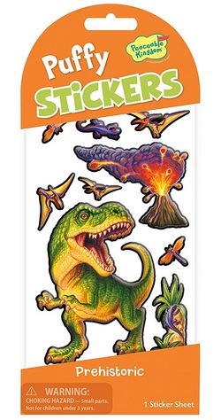 Dinosaur Stickers Puffy