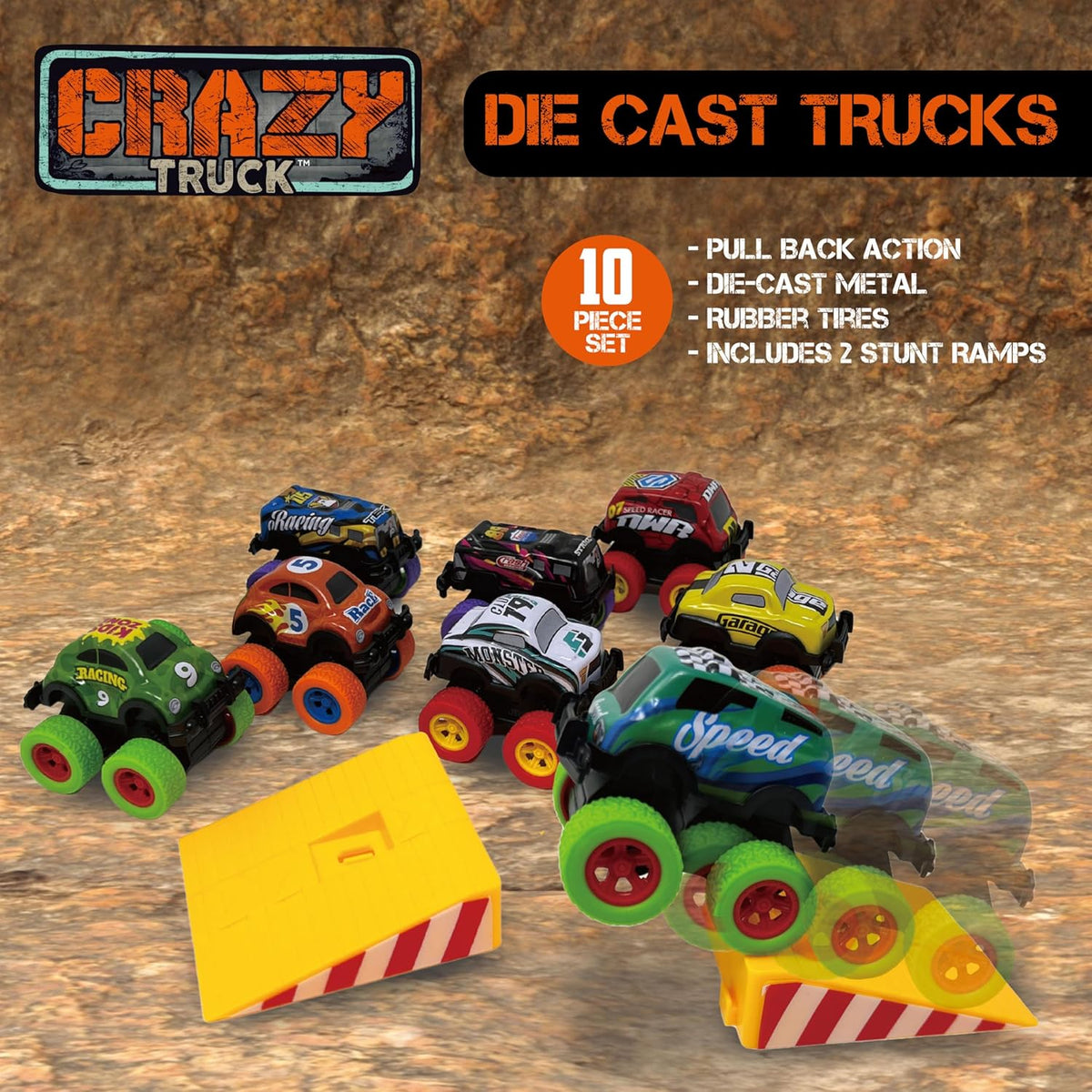 Die Cast Pull Back Trucks