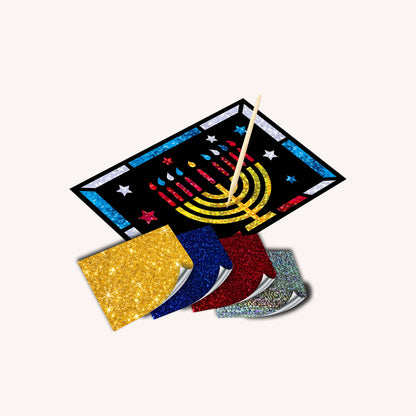 Chanukah Foil Art