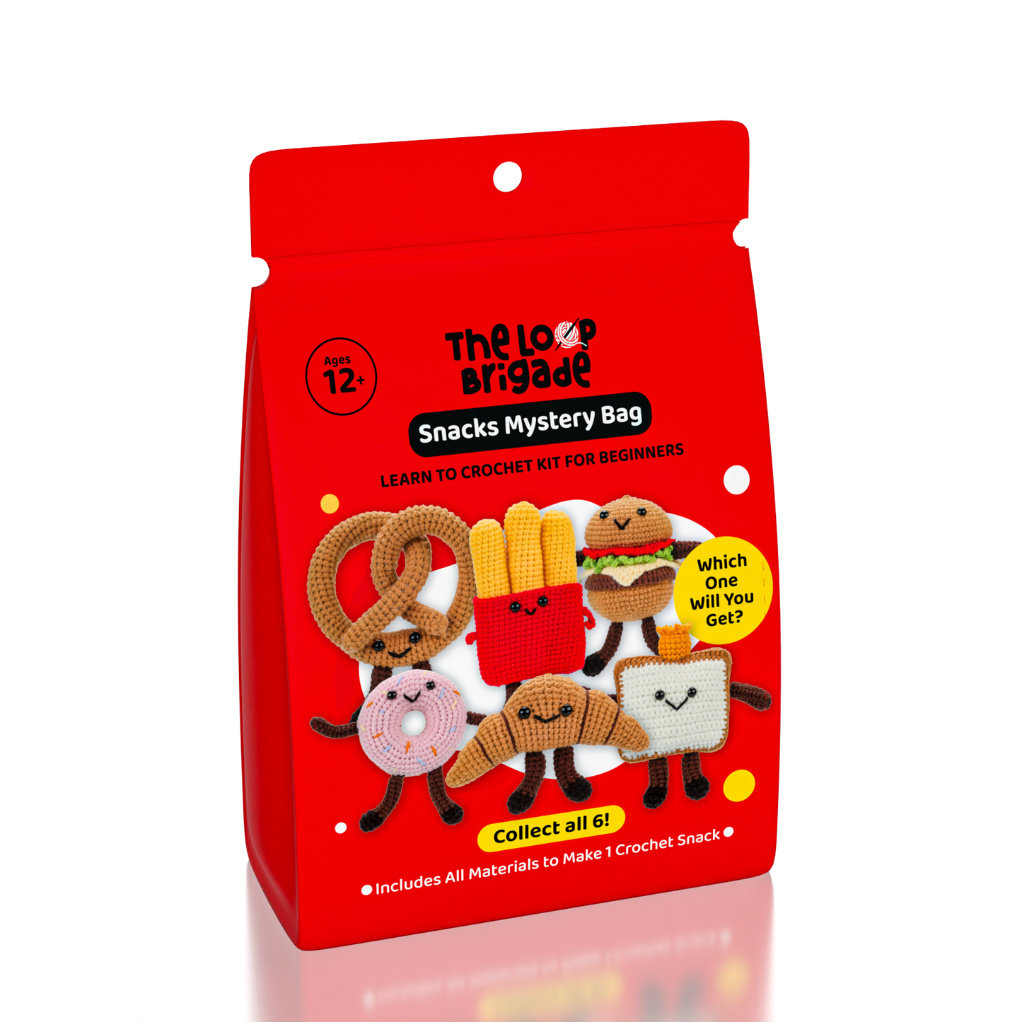 The LOOP Brigade DIY Crochet Kit - Mystery Snacks Blind Bag