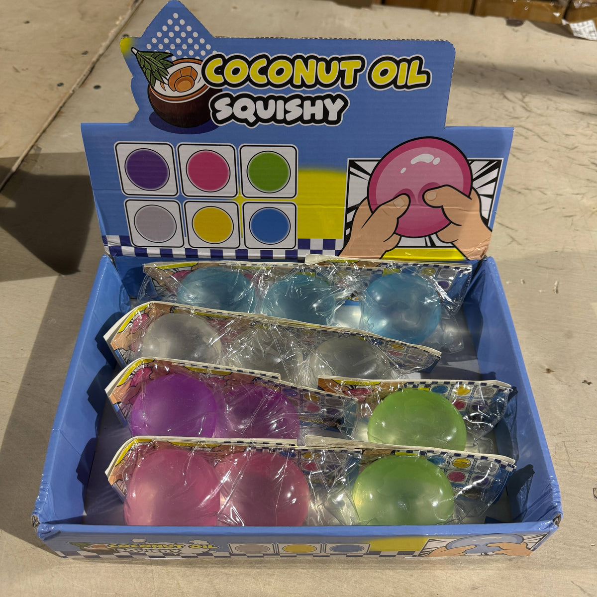 Coconut Oil Vaseline Colorful Round Ball Toy | A212