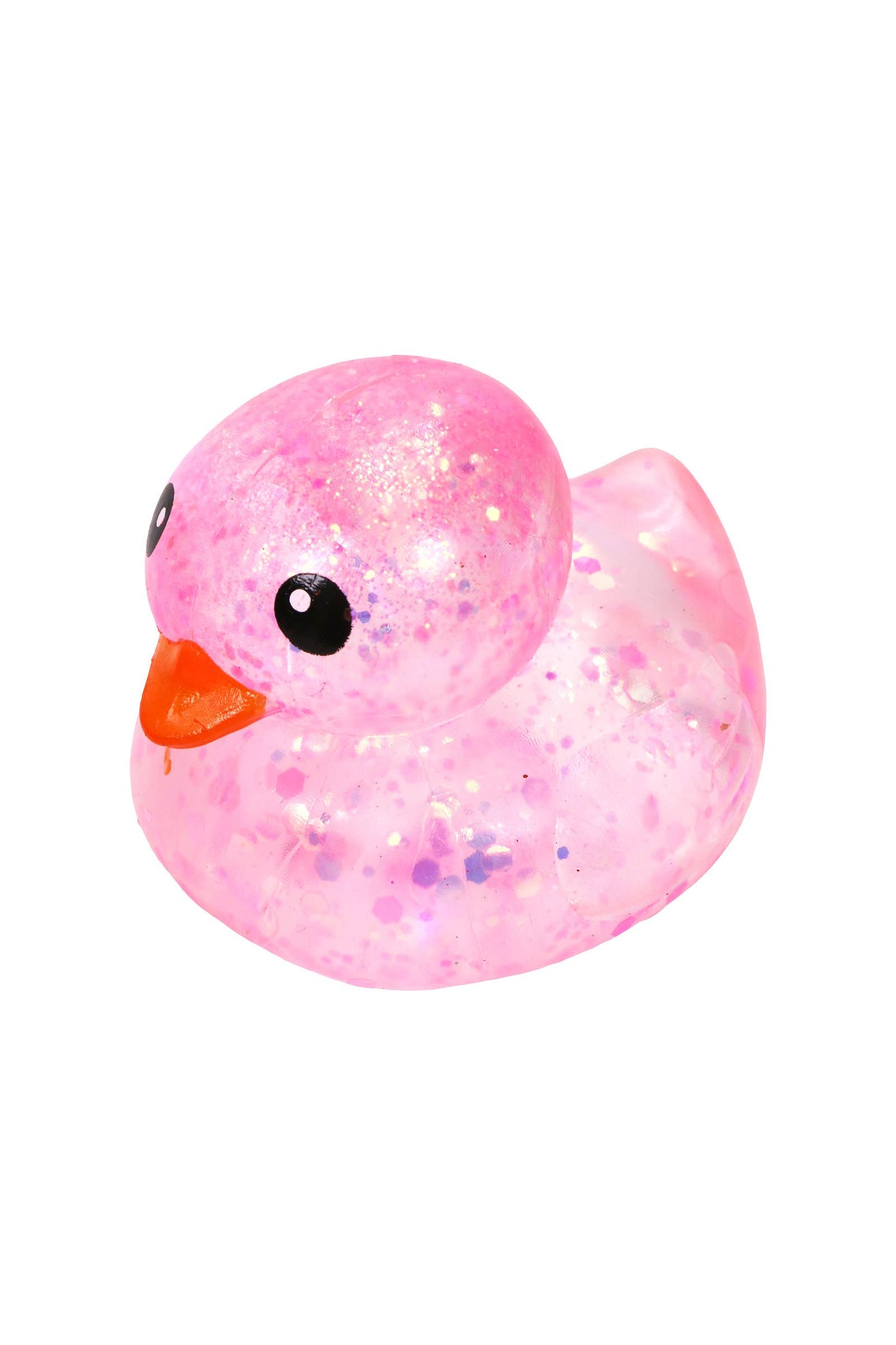 Cute Rubber Ducks Glitter Maltose Putty Filled Squishy