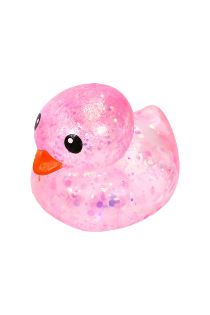 Cute Rubber Ducks Glitter Maltose Putty Filled Squishy