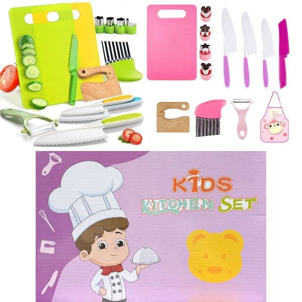 Kids Kitchen Sets - The 13PC Dessert Baking Set - Colors