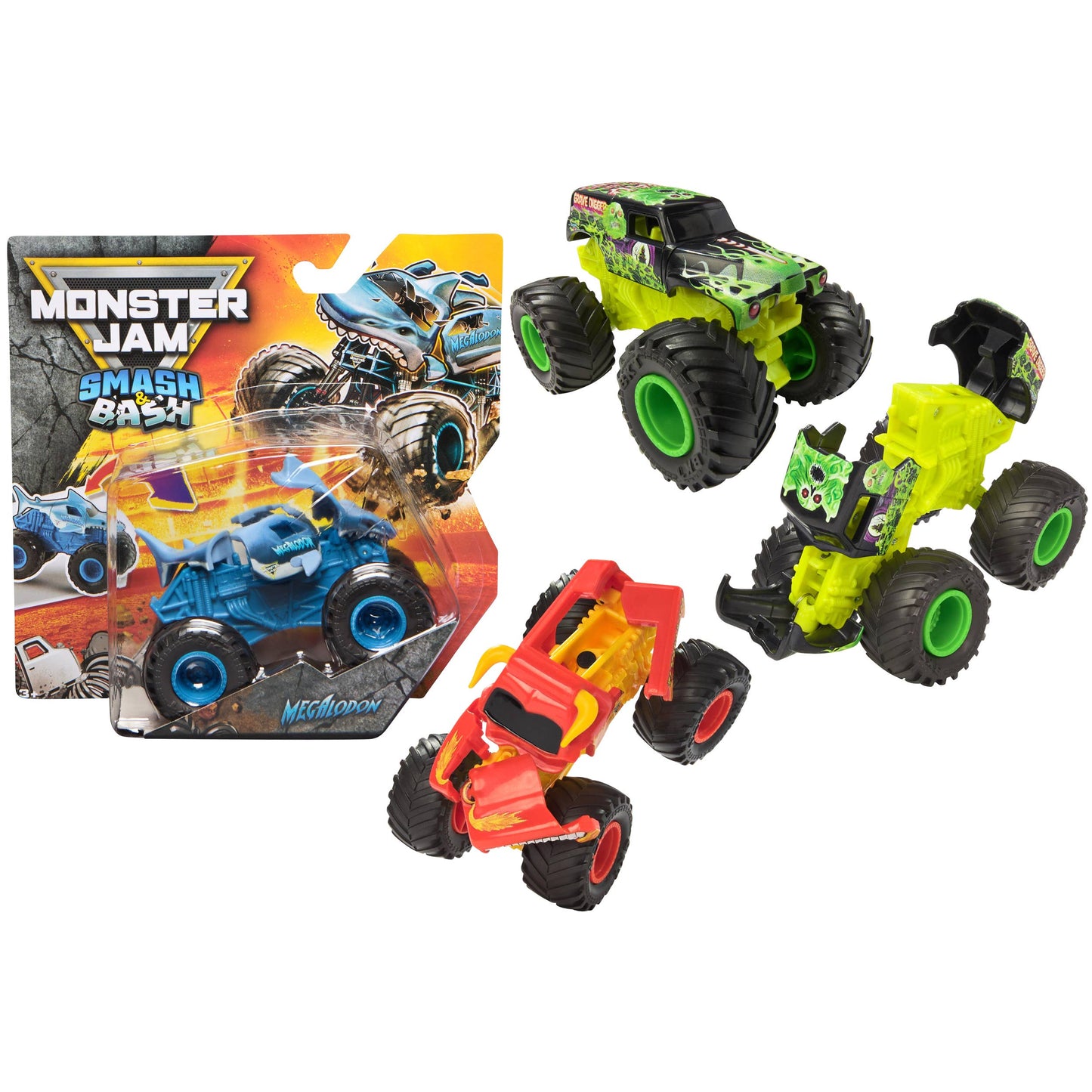 Monster Jam Smash & Bash Vehicles (Assorted)