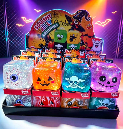 Halloween Maltose  Cube  Collection – 4 Assorted Designs