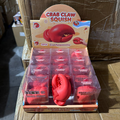 Crackling Crunchy Crab Claw Squishy 12/pk | BR289