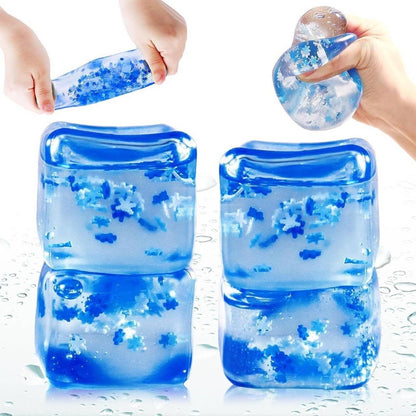 Nice Cube snow flake Squishy Squeeze Toy Fidget Toy