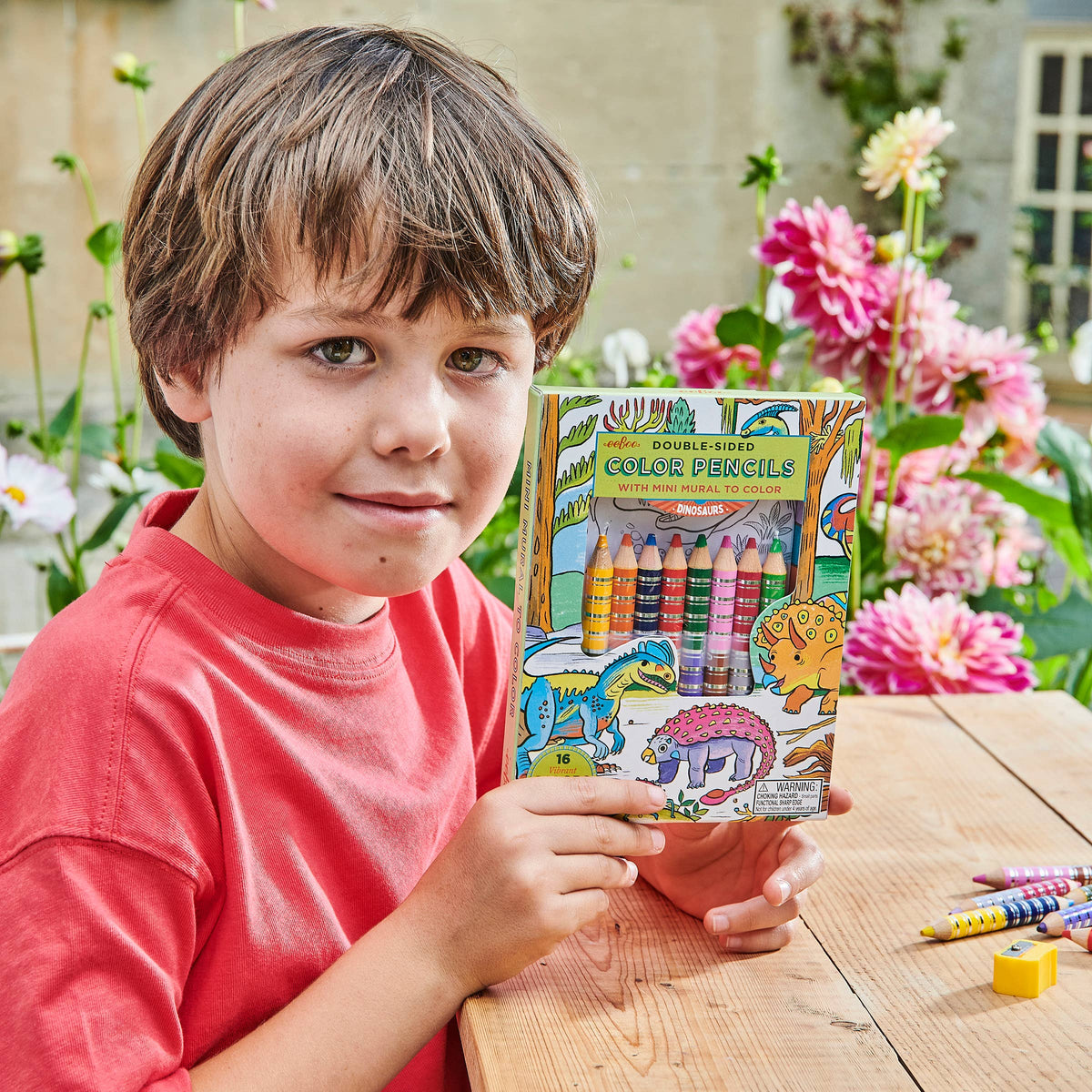 Dinosaur Biggie Pencils with Fold-Out Mini Mural Bundle