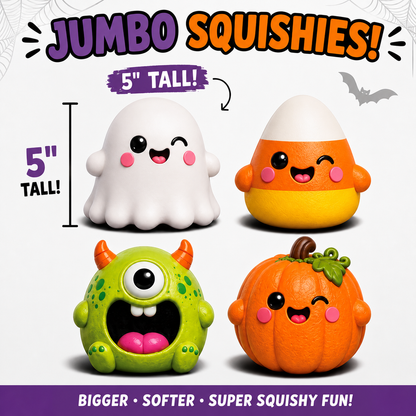 Fun Doh JUMBO Halloween Monsters Squishy Toy - 6/Display