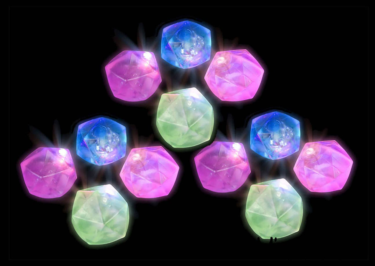 1 Light Up Sugar Diamond Shaped Ball - Thick Glue/Gel Syrup