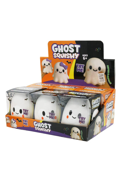 JUMBO 6 Inch Halloween Ghost Fluffy Slime Filled Squishy