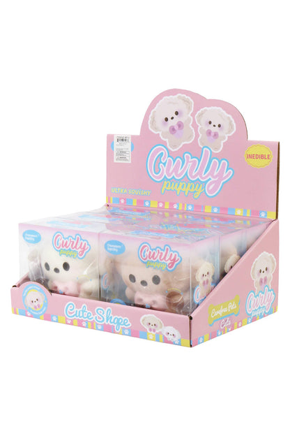 Poodle Curly Dog Super Soft Slow Rising PU Foam Squishy