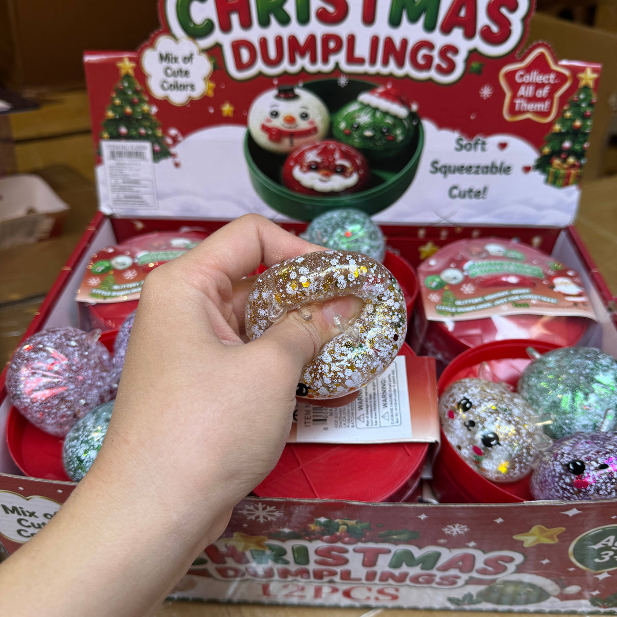 WRAPPED 3-in-1 Mini SS Reindeer Dumpling | A036