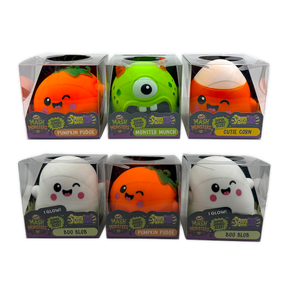 Fun Doh JUMBO Halloween Monsters Squishy Toy - 6/Display