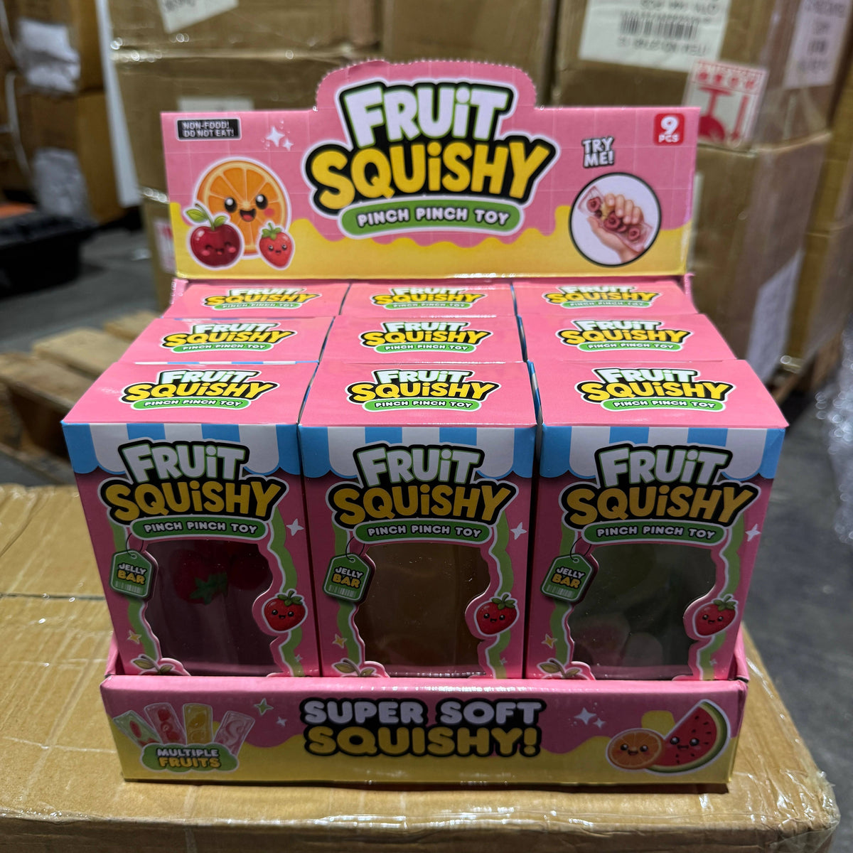 Coconut Oil Vaseline Fruit Bar Stick Squishy 9/pk | BR250