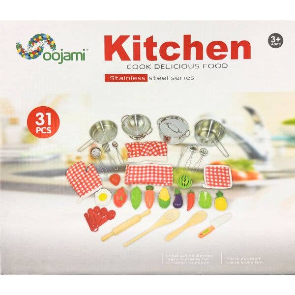 Kitchen Delicious Play Set - #32/061 - ooJami 31PC Stainless