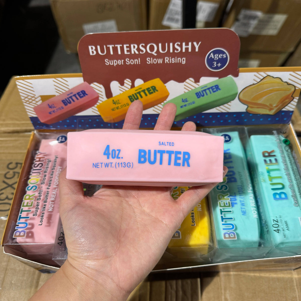 Crackling Crunchy Multicolor Butter Squishy 4oz | A083