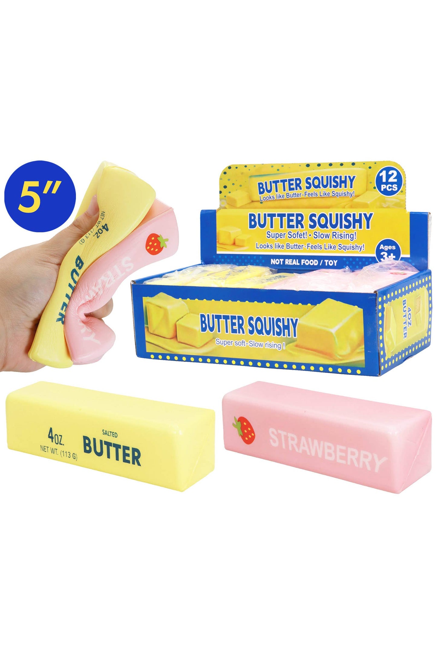 Butter Soft Slow Rising Foam Scented Squishy - 5 Inch