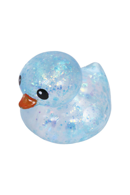 Cute Rubber Ducks Glitter Maltose Putty Filled Squishy