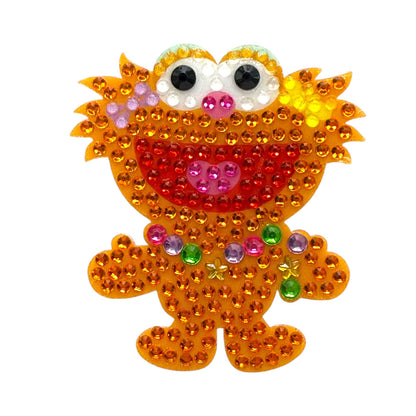 Sesame Street Pals Set of 4 2" Rhinestone Stickers
