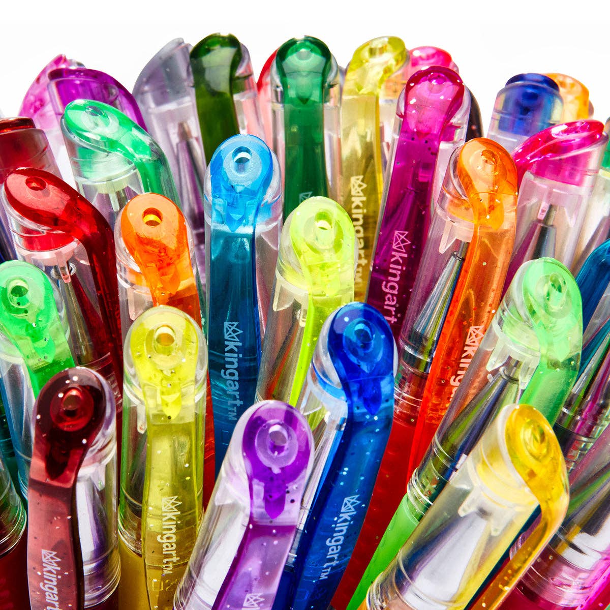 Gel Pens - Comfort Grip - 30 Glitter Colors
