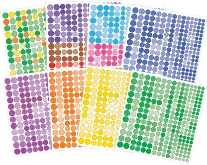 Color-By-Dots Sticker Book - Dinosaurs