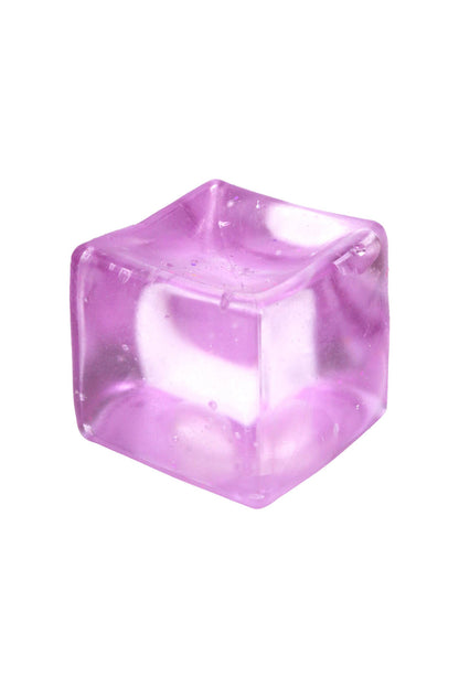 Clear Cube Solid Maltose Putty Filled Squishy Toy