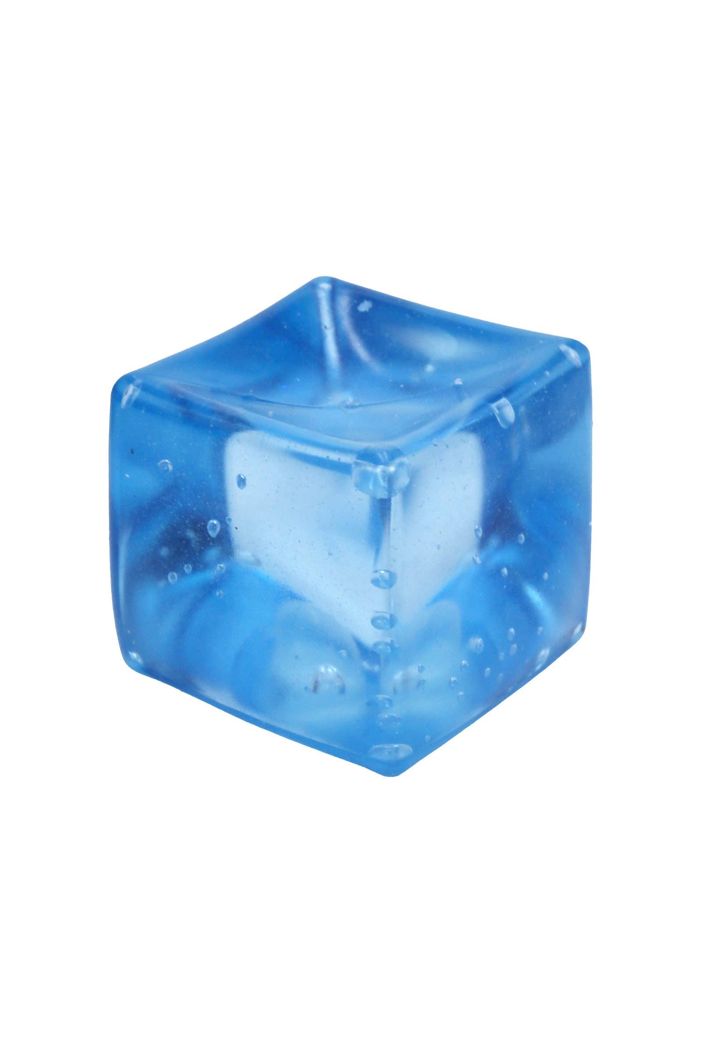 Clear Cube Solid Maltose Putty Filled Squishy Toy