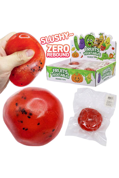 Watermelon Granular Slushy Filled Zero Rebound TPR Squishy