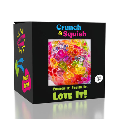 Crunch & Squish Candy Series Crunchy Squishy Stress Ball Fidget Toy (1pc) Color Ships Assorted