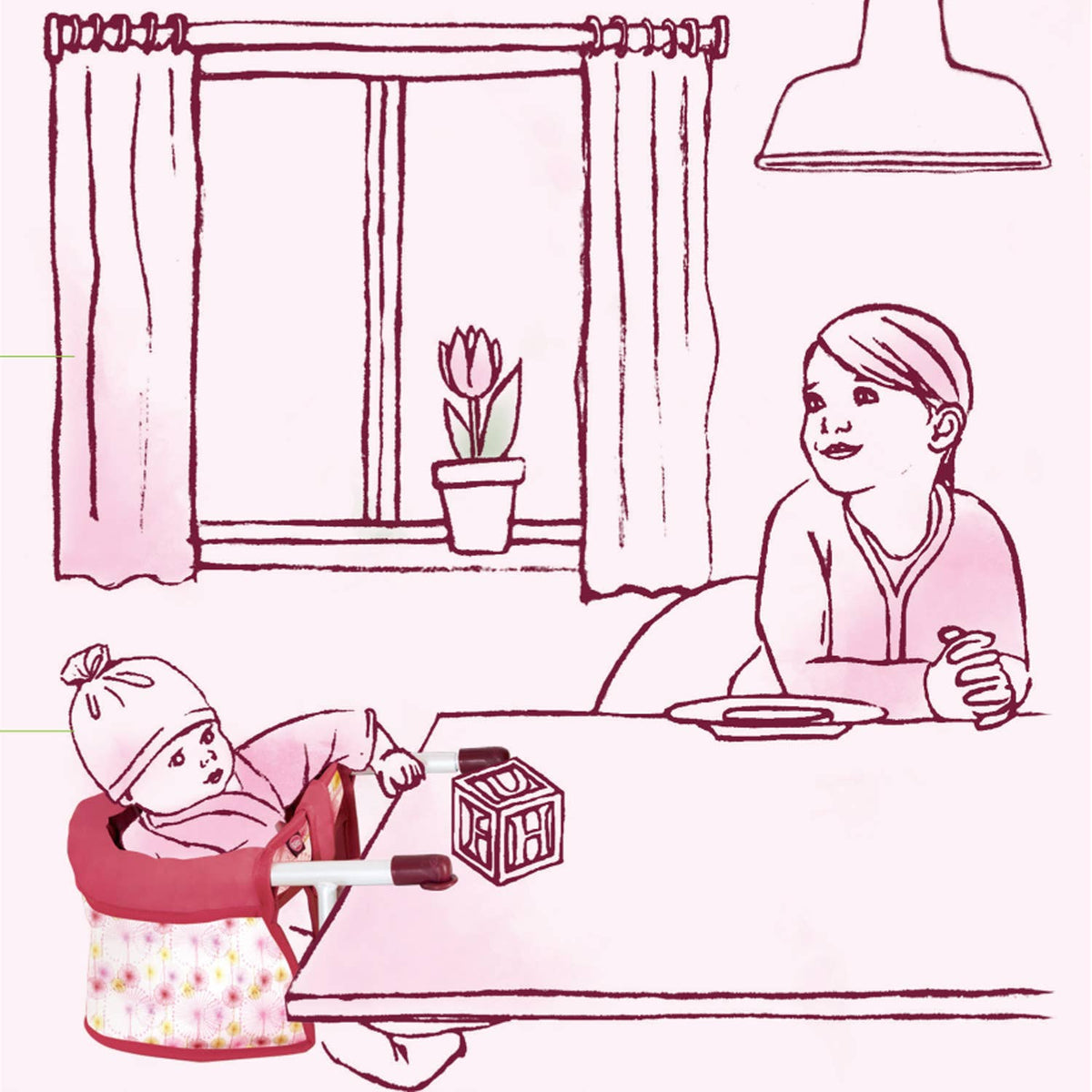 Gotz Hook on Table Seat for Baby Dolls up to 19" Tall