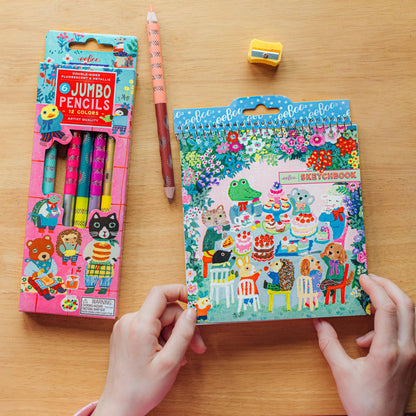 Sweet Celebration 6 Jumbo Pencils