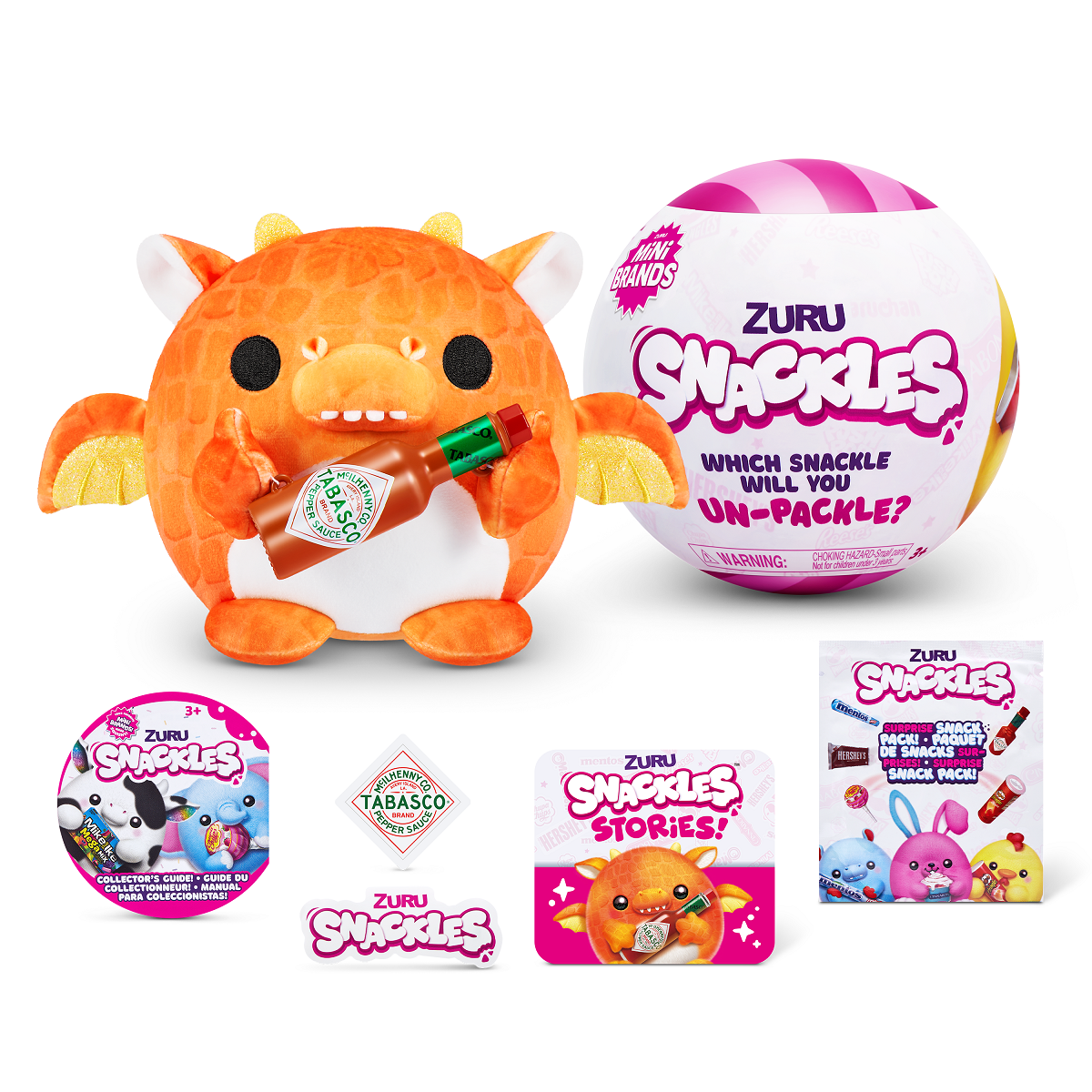 Zuru Mini Snackles Collectible Ball 5.5 Inch
