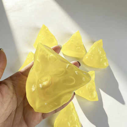 Maltose-Filled Slow Rebounding Cheese Squeeze Toy