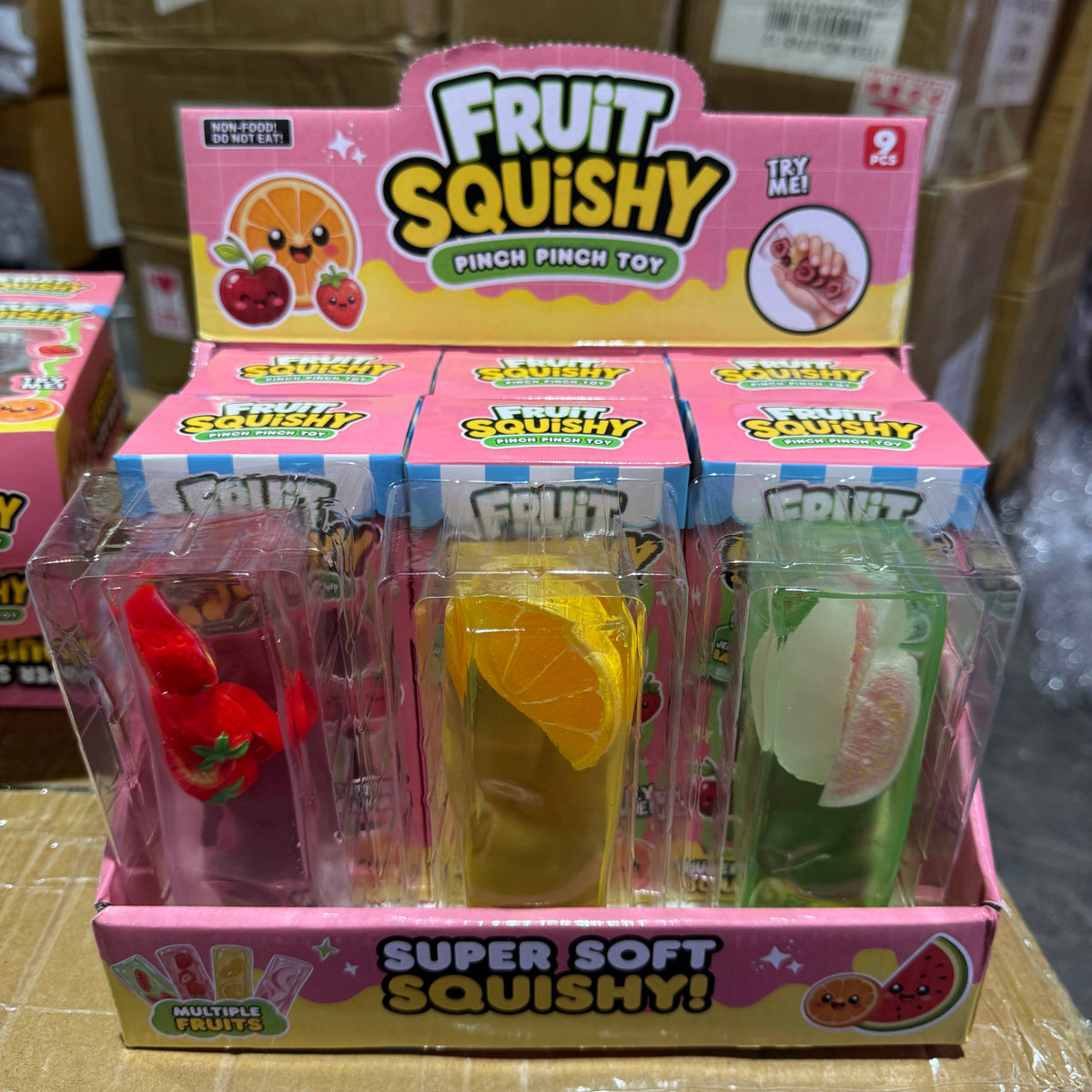 Coconut Oil Vaseline Fruit Bar Stick Squishy 9/pk | BR250