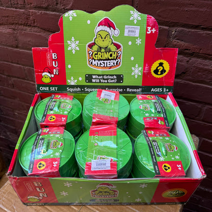 WRAPPED Light Up Gel Grinch Dumpling Squishy 12/pk | BR303