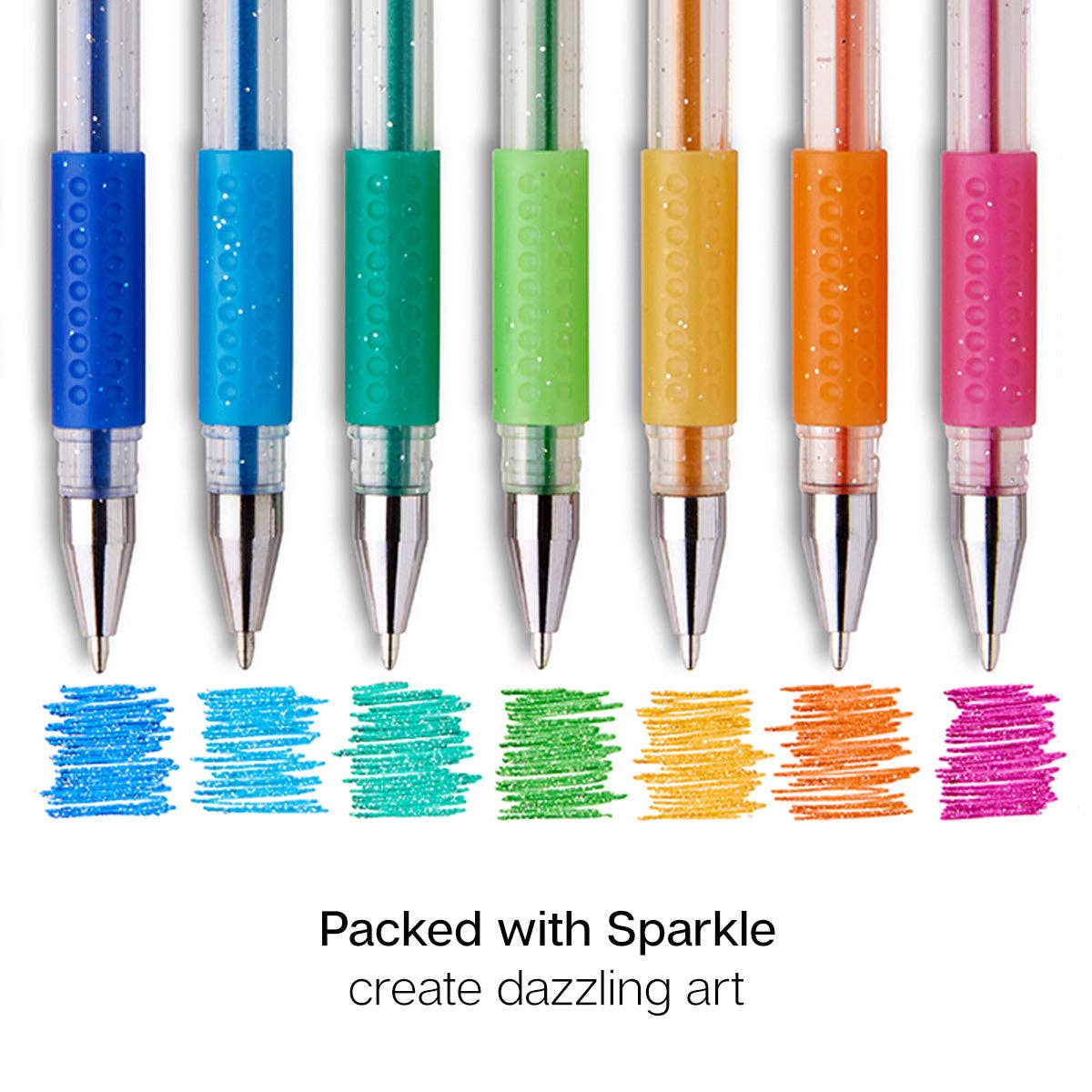 Gel Pens - Comfort Grip - 30 Glitter Colors