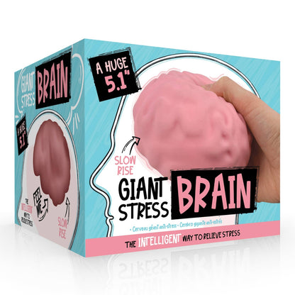 Giant Brain Stress Ball – Large Squishy Toy for Adults