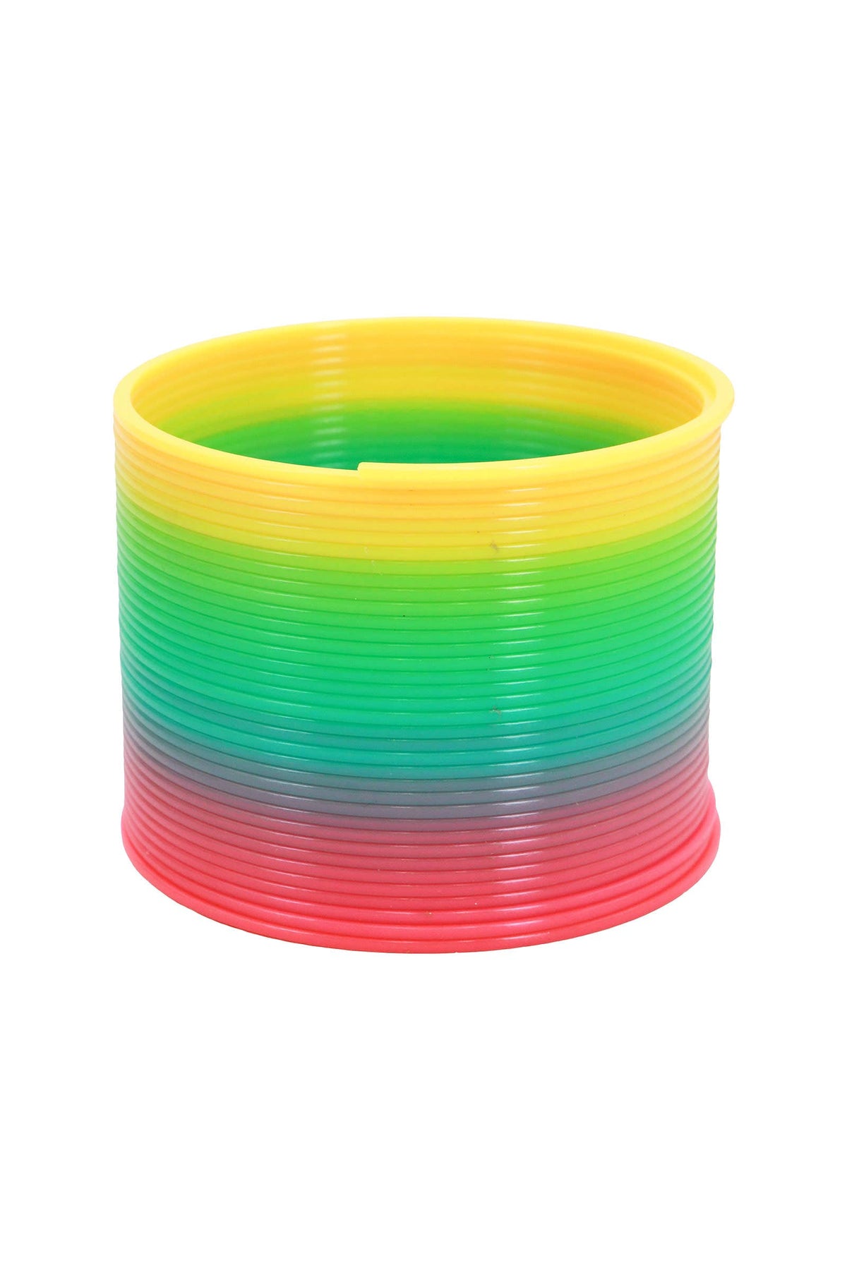 Pastel Rainbow Ombre Coil Slinky Toy - 12 Pcs