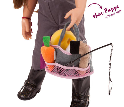 Baby Doll Toy Horse Care "Black Beauty" Accessory Playset