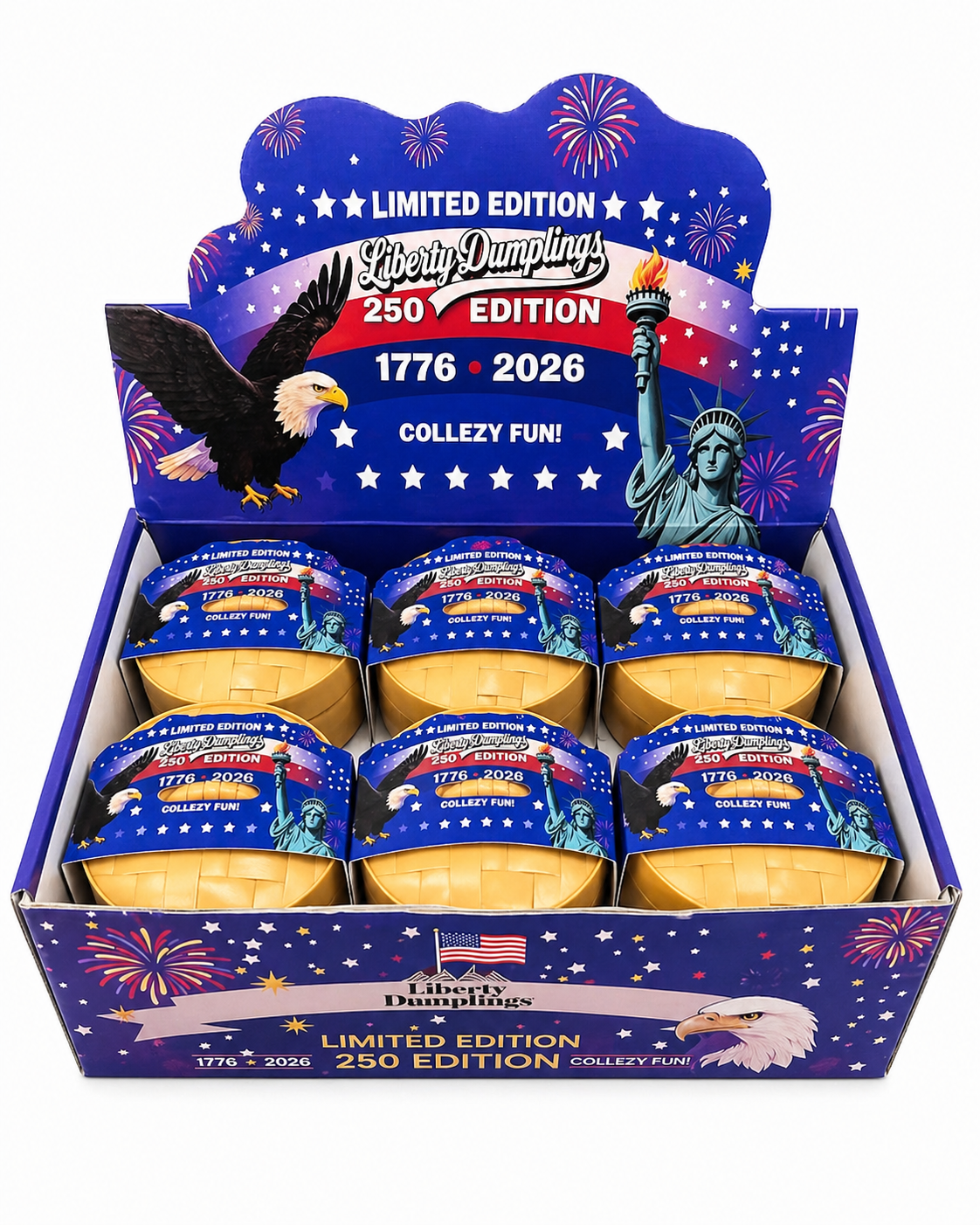 Liberty Dumpling Foam Squishy – Limited Edition Assorted Styles (3.5”)MSDSL